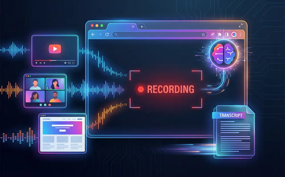 Screen and audio recorder for Chrome and Edge browsers