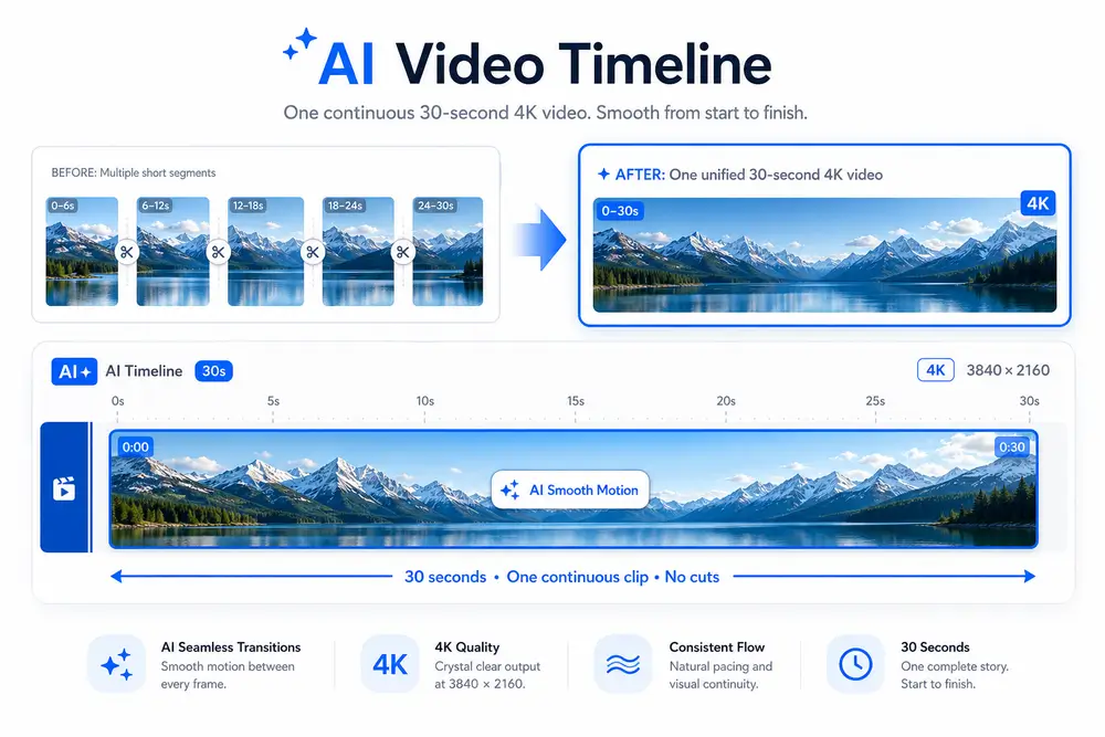 30-second continuous video generation