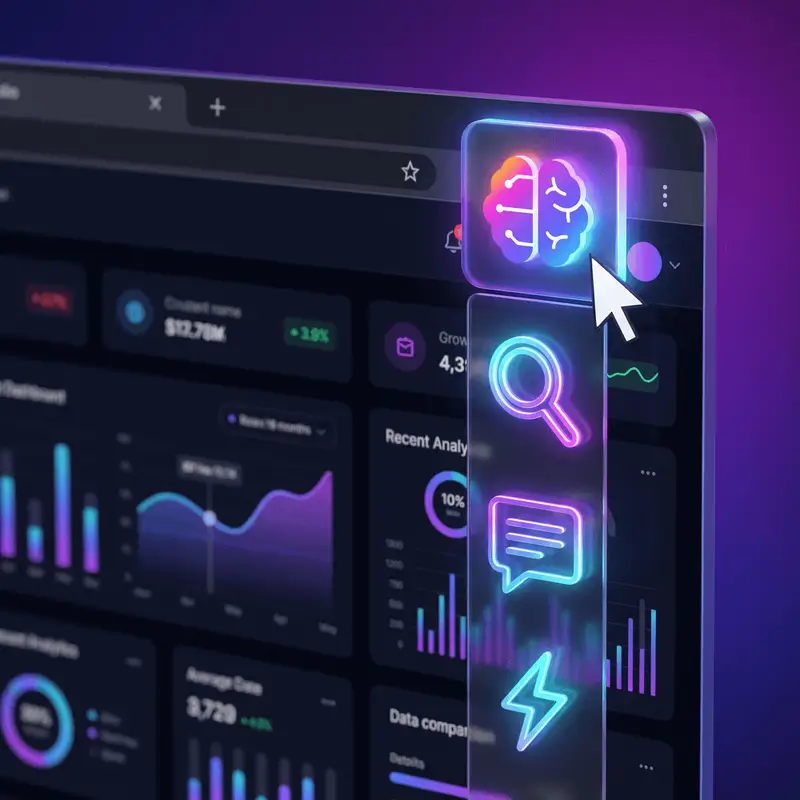 Activating AI sidebar assistant in browser
