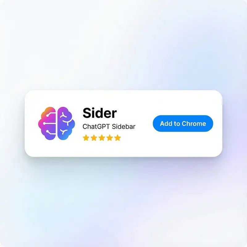 How to activate the Sider extension in a browser.