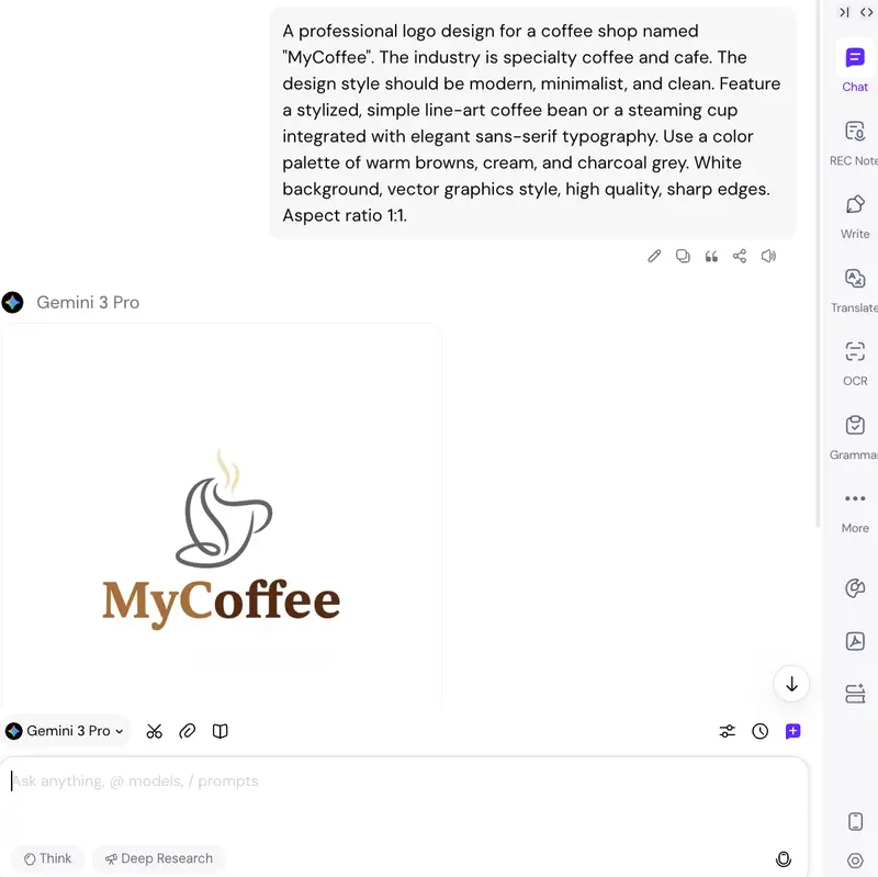 Chat and generate