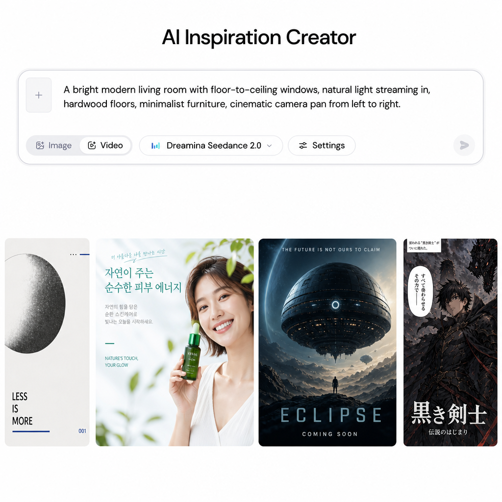 Sider Create prompt input filled with property video description text