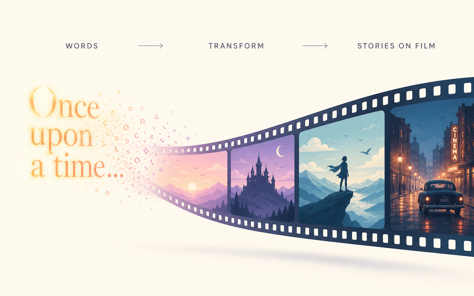 Text to short film AI generation workflow