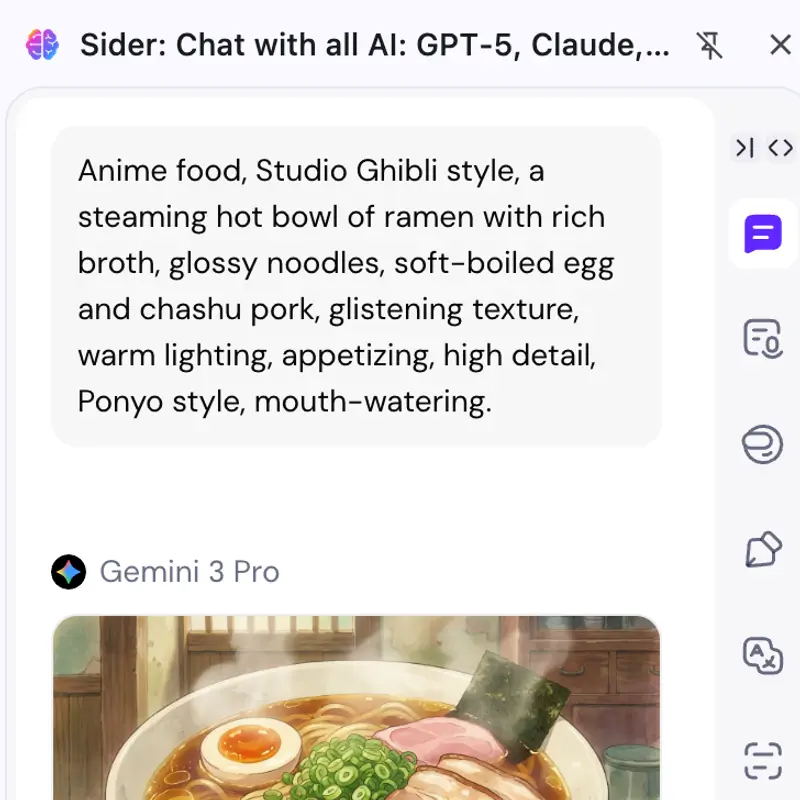 Split view showing two options: upload button for image-to-image with photo upload preview, and text input field for text-to-image with sample prompt.