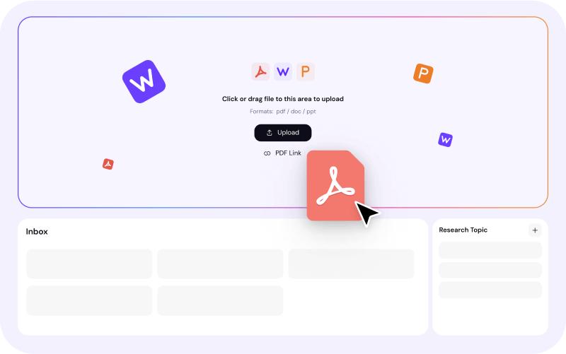 Easily upload documents by dragging and dropping files into the translator interface
