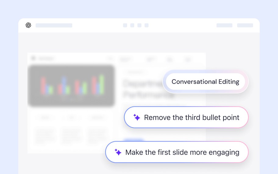 Conversational Presentation Editing
