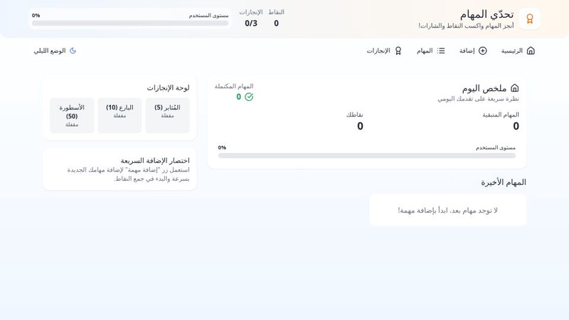 تحدي المهام