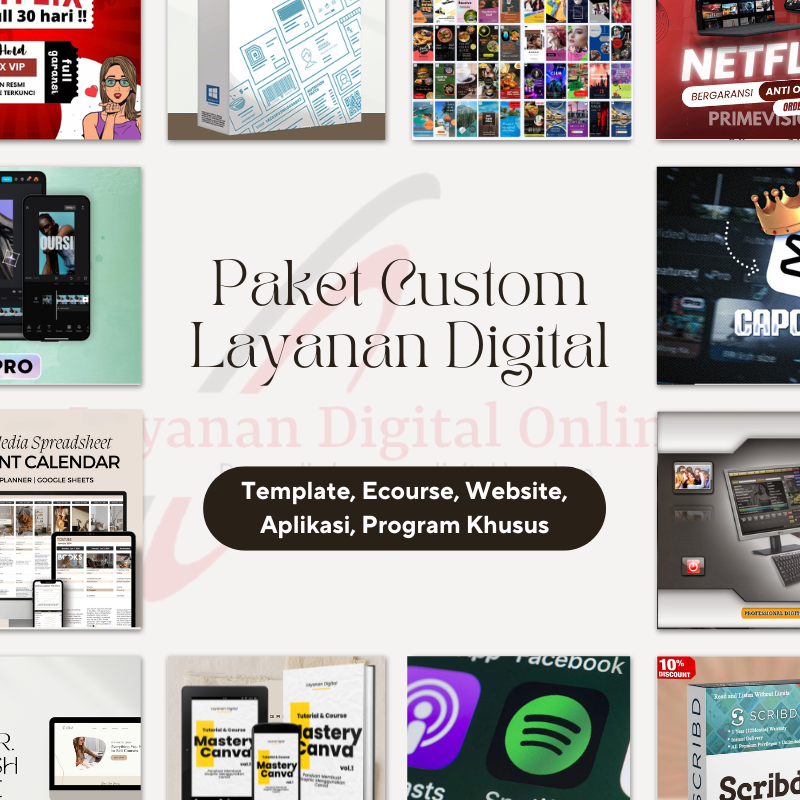 Ilustrasi produk digital