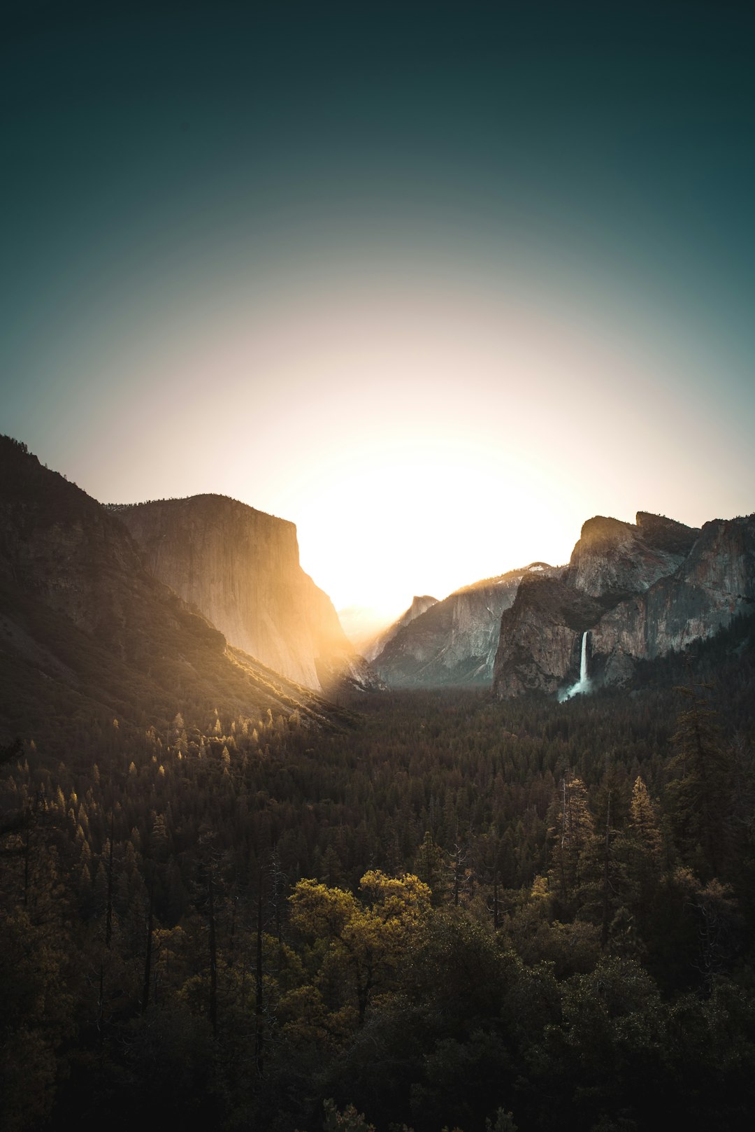Mountain valley, Western United States