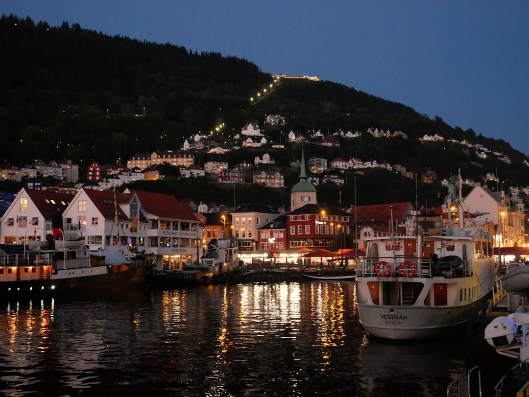 Old harbor city, Europe
