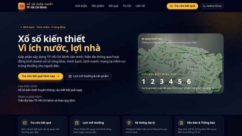 Xổ số kiến thiết TP.HCM