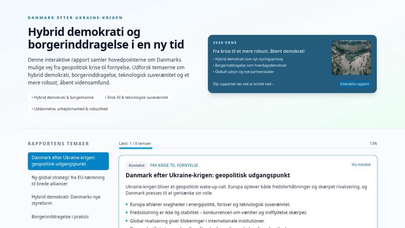 Interaktiv Rapport