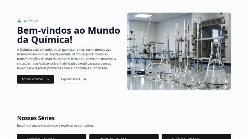 "Vitrine da Química do Prof. Marcelo"