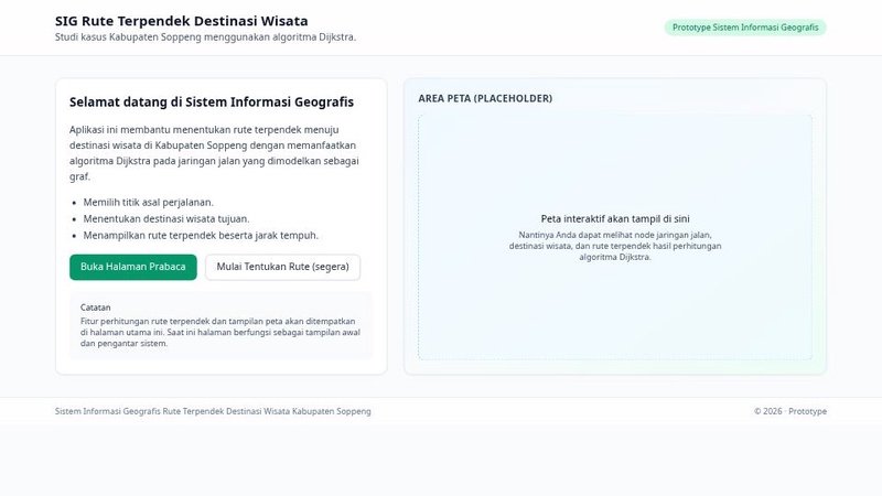 GIS Rute Wisata Soppeng