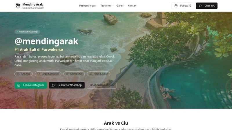Mending Arak Bali