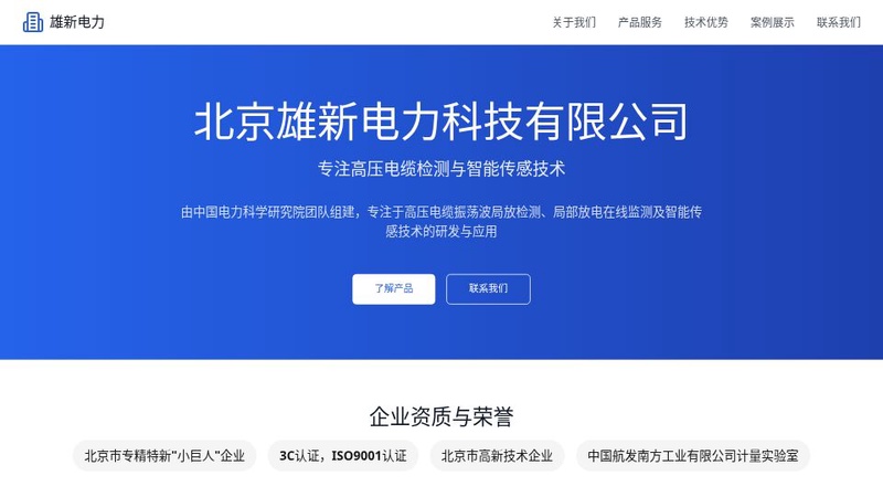 雄新电力官网