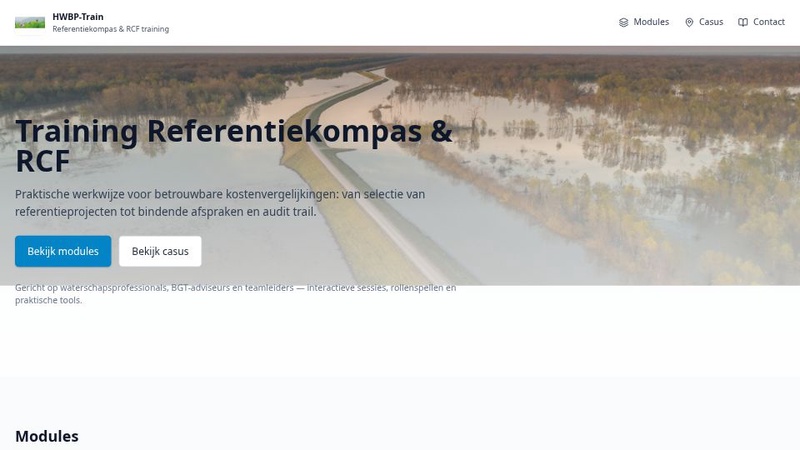 Bedrijfswebsite Hoogwaterbescherming