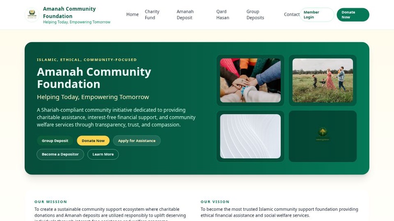Amanah Community Foundation – Trusted Islamic Community Support