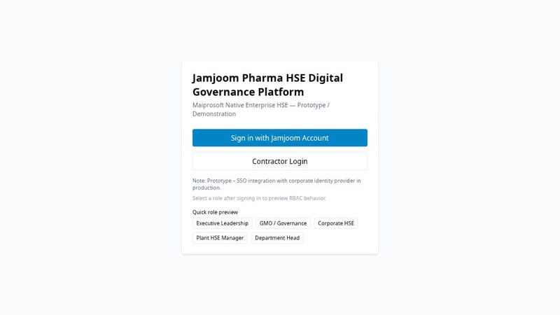 Digital Governance Framework