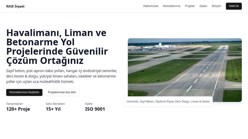 RASE İnşaat Projeleri